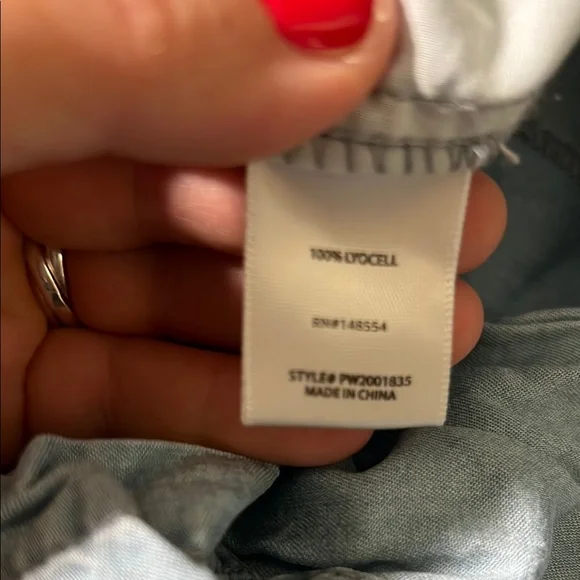 Indigo Rising Chambray Denim Joggers - Picture 10 of 13